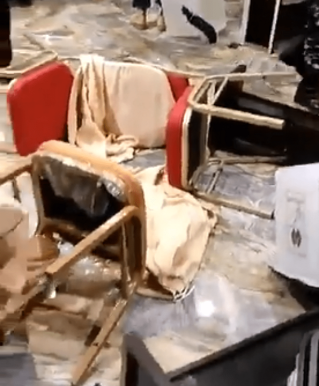 SHAMELESS!! Watch the Ugly Moment a Nigerian Senator Slaps Commissioner at Gombe PDP Primaries [Video]