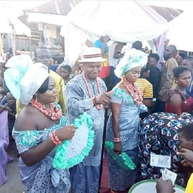 More Photos From Wedding Of Deltan Prince Who Married Two Women On The Same Day