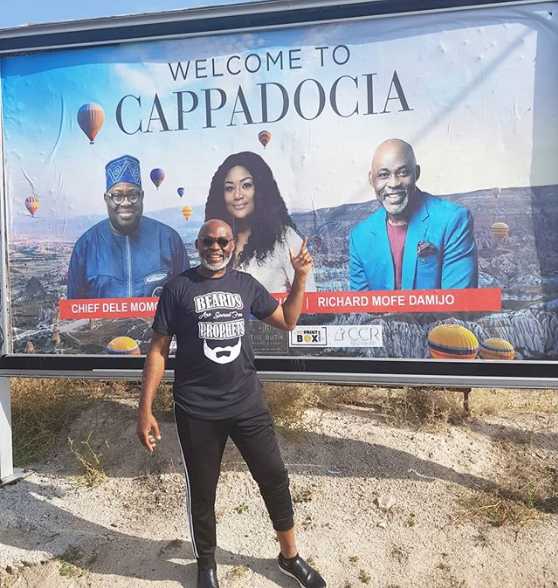 “Mommy I Made It” RMD Gushes As He Is Welcomed To Turkey with A Billboard