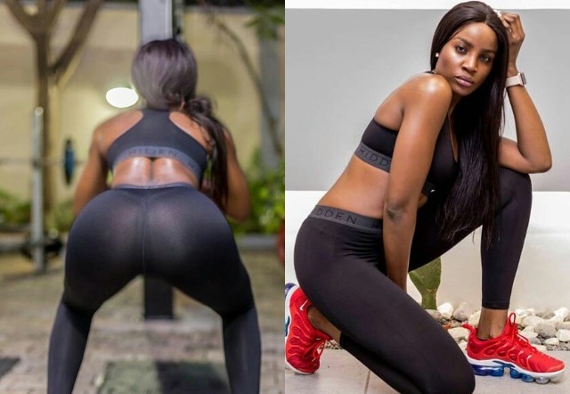 Seyi Shay Hits Gym to Get the Booty She Wants [Photos]