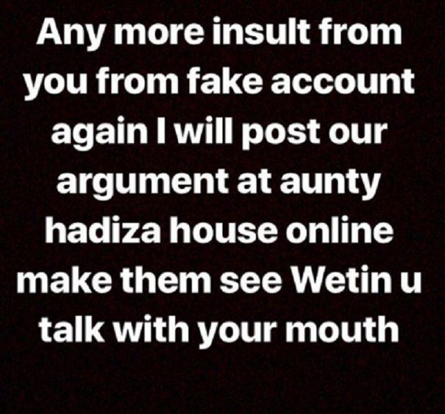“You Make Me Attack Tonto Dikeh”, Man Says As He Leaks All His Private Chat With Lady Golfer, Sets To Leak Her Cex Tape