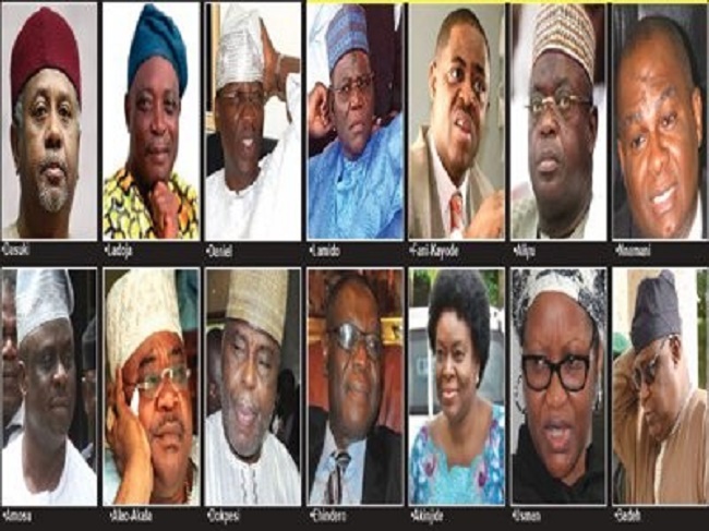 FFK, Orji Uzor Kalu, Suswam, Olisa Metuh, Dasuki, Makes the List as FG Releases Names of 50 Prominent Nigerians Banned From Traveling