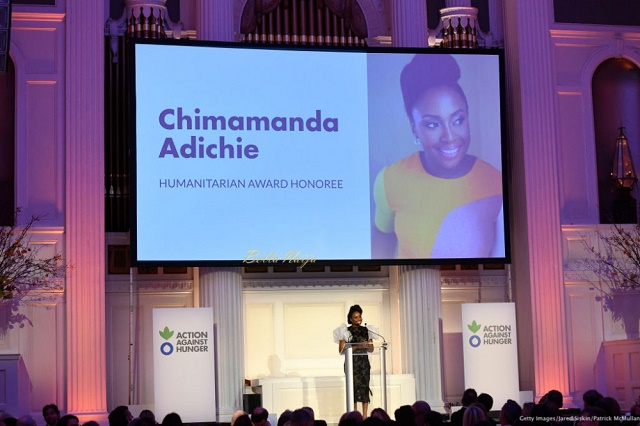 Nigerian Feminist, Chimamanda Adichie Bags Humanitarian Award [Photos]