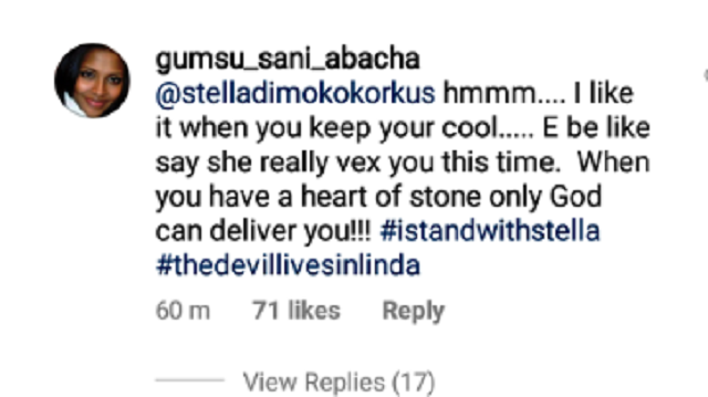 Abacha‘s Daughter Attack Linda Ikeji, Says ‘The Devil Lives In Linda’
