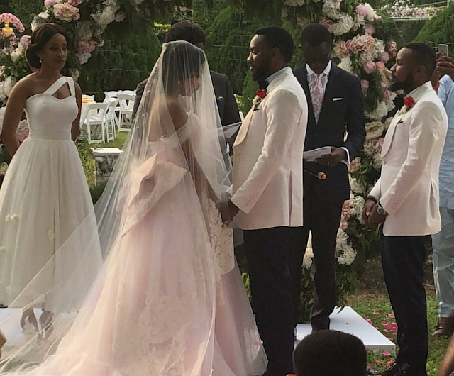 More Photos from Linda Ejiofor and Husband Ibrahim Suleiman's White Wedding in Lagos