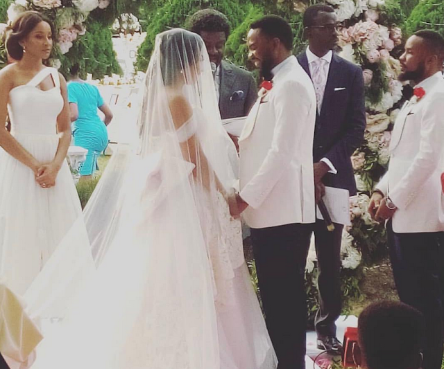 More Photos from Linda Ejiofor and Husband Ibrahim Suleiman's White Wedding in Lagos