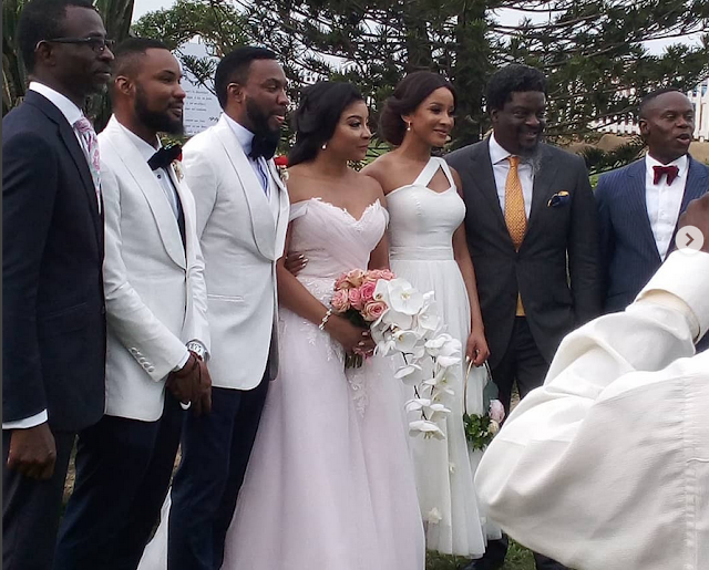 More Photos from Linda Ejiofor and Husband Ibrahim Suleiman's White Wedding in Lagos
