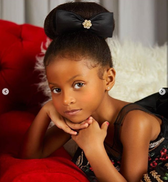 Despite All the Drama, Lola Omotayo-Okoye and Her Kids Dazzle in Beautiful Family Portrait
