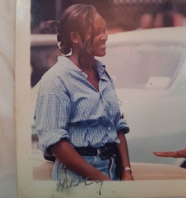 Throwback Picture of Mercy Aigbe as A Growing Girl In UNILAG