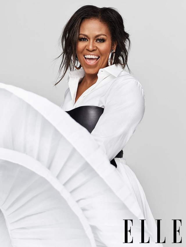 Michelle Obama All Smiles As She Covers ‘Elle”S December 2018 Issue [Photos]