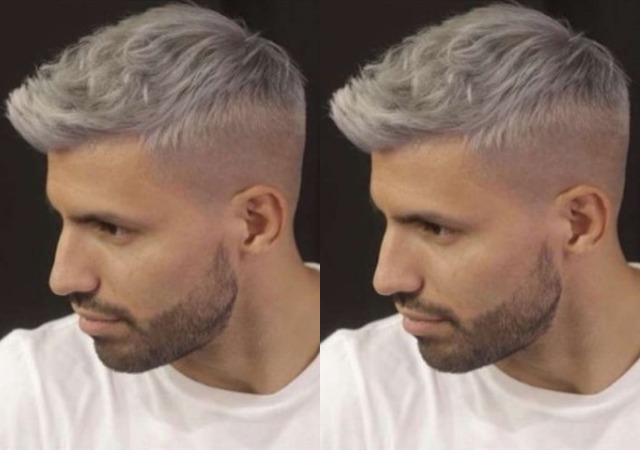 Sergio Aguero Debuts New Look Ahead Of Manchester Derby