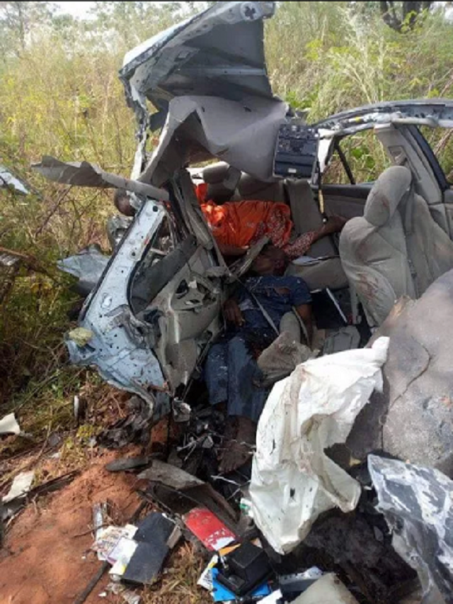 APC Chairman of Cross River and Wife Killed In Fatal Accident [Graphic Photos]