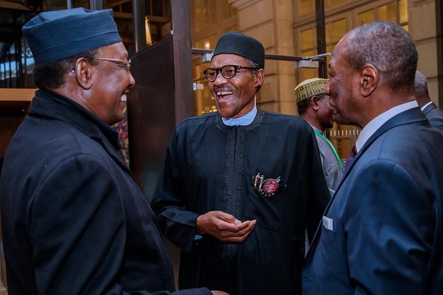 More Photos of President Buhari As He Joins World Leaders at A Dinner Hosted By Organizers Of Paris Peace Forum