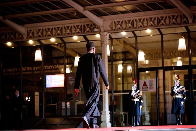 More Photos of President Buhari As He Joins World Leaders at A Dinner Hosted By Organizers Of Paris Peace Forum