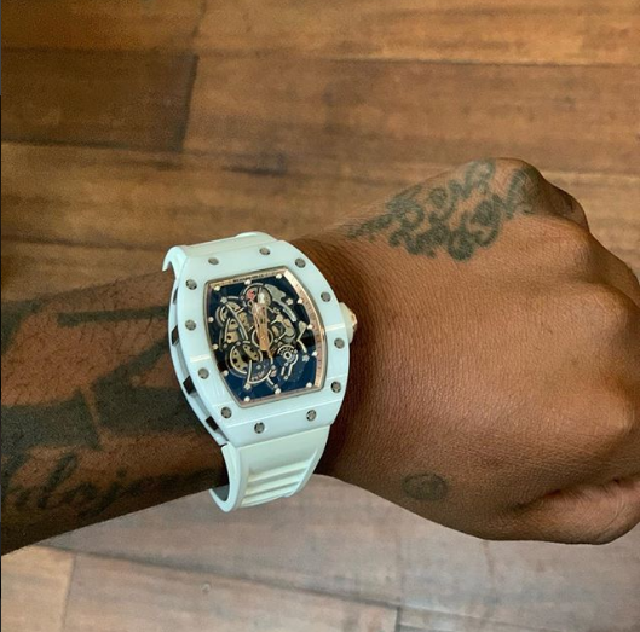 Singer Davido, Shows Off $300k Richard Mille Timepiece as His Early Birthday Gift [Photo]