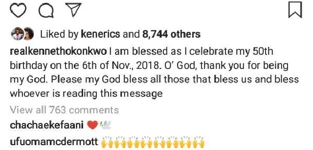 Actor and Politician, Kenneth Okonkwo Celebrates 50th Birthday