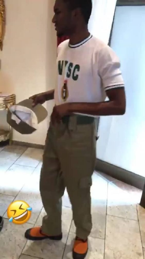 Photos of President Buhari’s Son Yusuf as He Undergoes His NYSC