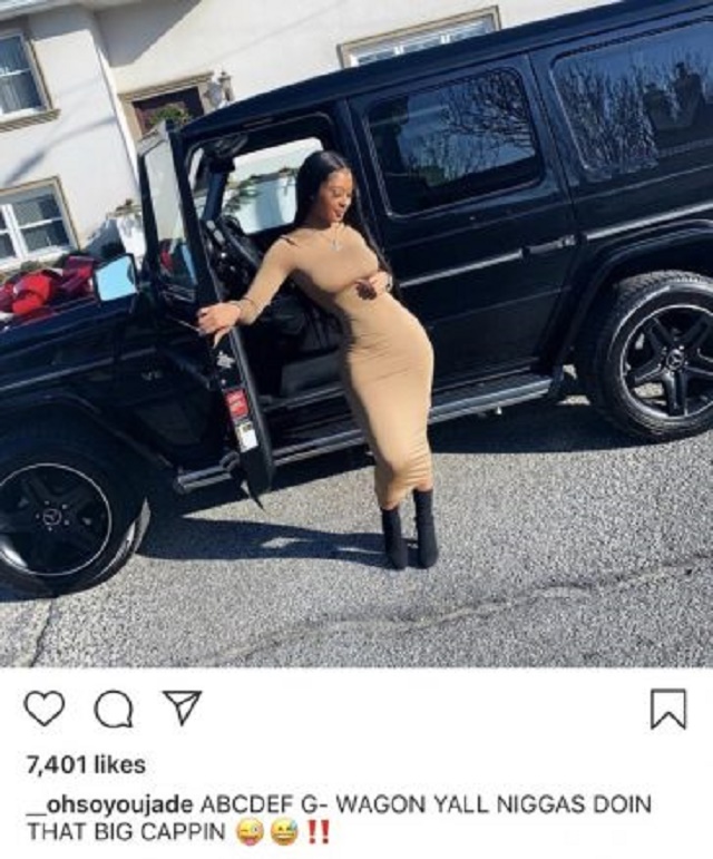 6ix9ine Buys His Girlfriend, Jade, A G-Wagon From Jail