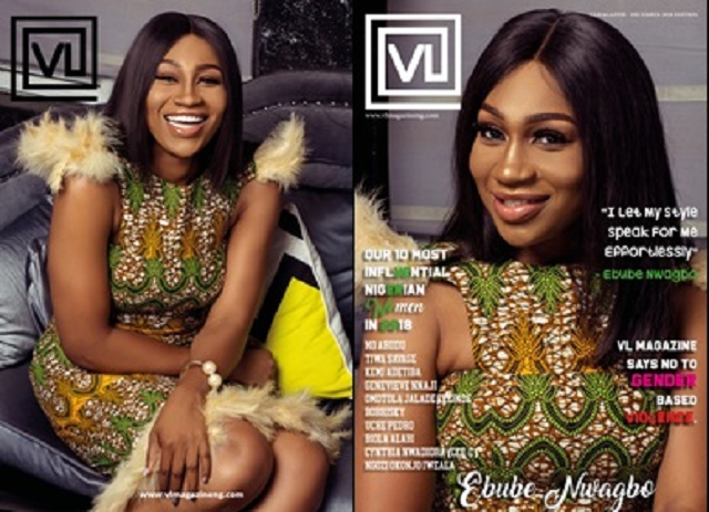 Nollywood Actress, Ebube Nwagbo Covers VL Magazine’s December 2018 Issue