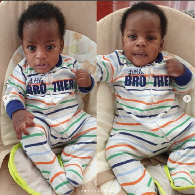 Finally, Linda Ikeji Reveals the Face Of Her Baby Jayce Jeremi [Photos]