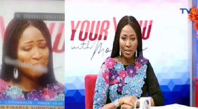 TVC’s Morayo Weeps Uncontrollable as She Apologizes to Husband for Saying She Can’t Allow Him Bathe Their Daughter
