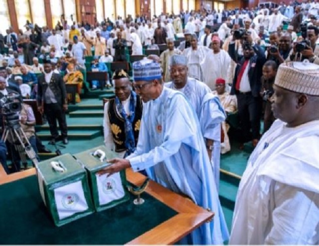 President Buhari Presents the 2019 Budget At The National Assembly