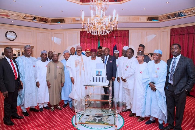 More Photos from President Buhari's 76th Birthday Celebration At The State House