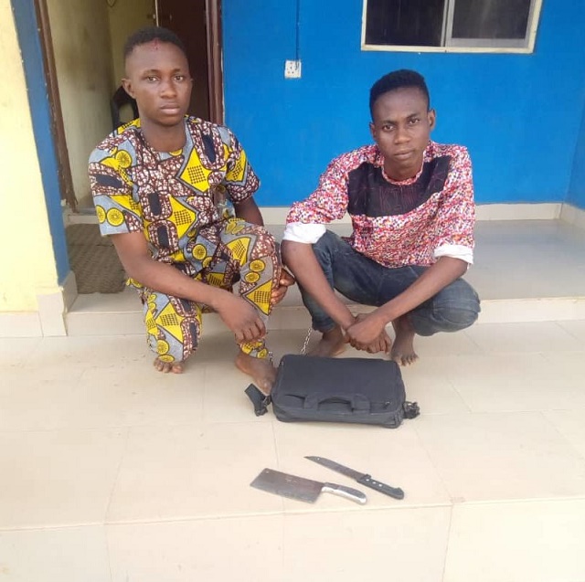 Young Robbers Who Attacked Lecturers in Ogun State Arrested [Photo]