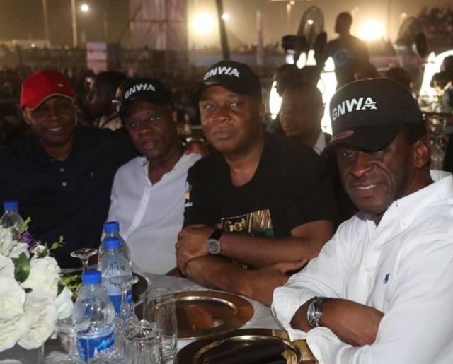 More Photos of Bukola Saraki at Davido’s Concert in Lagos