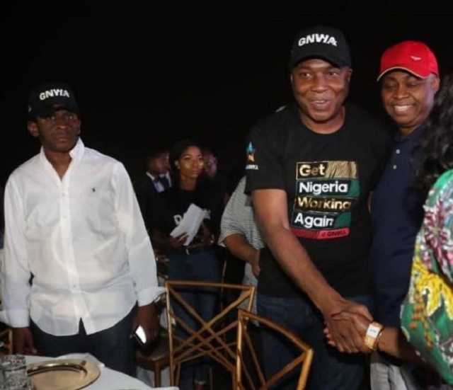 More Photos of Bukola Saraki at Davido’s Concert in Lagos