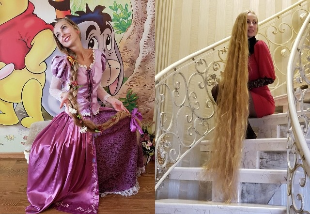 Pretty Lady Who Has Not Had a Haircut in 28 Years Shows Off Her Really Long Hair [Photos]