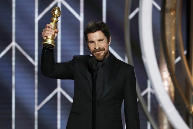 Christian Bale Thanks 'Satan' For Inspiration As He Accepts Golden Globe Award [Video]