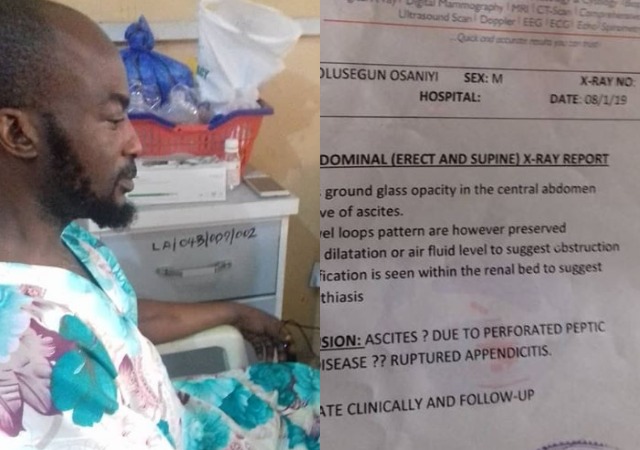 Indigenous Rapper Lord of Ajasa Seriously Ill, In Need Of Funds to Undergo A Peptic Ulcer Operation