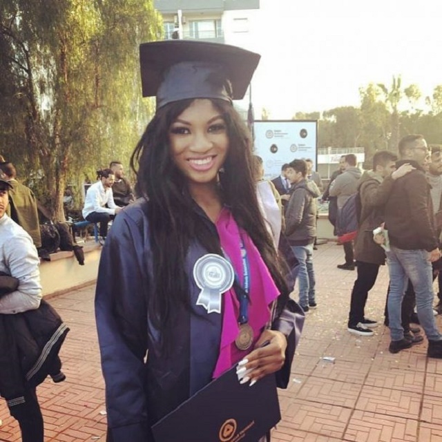 Omotola’s 1st Daughter Princess Graduates from Cyprus University