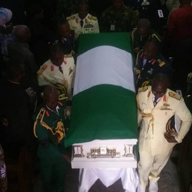 More Photos from Alex Badeh Funeral in Abuja