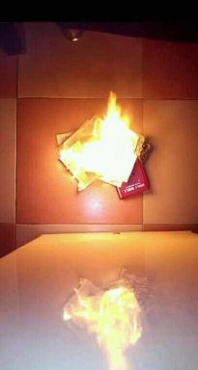 Man Sets His Bible Ablaze, Claims It’s Powerless