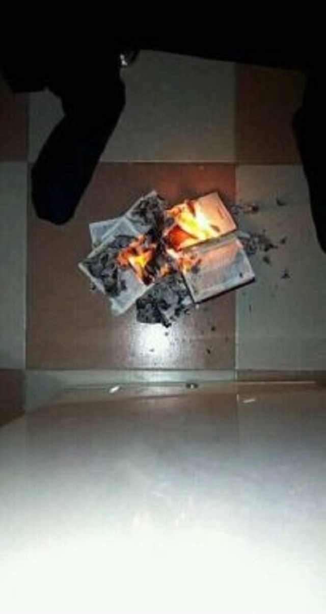 Man Sets His Bible Ablaze, Claims It’s Powerless