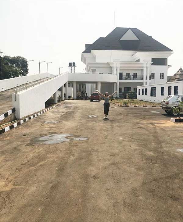Emmanuel Emenike Shows Off His Newly Completed Mansion in Owerri [Photos]