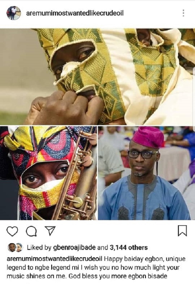 Finally, unmasked face of legendary singer Lagbaja surfaced online [Photo]