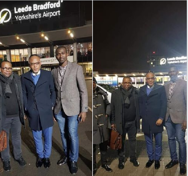 Photos of IPOB Messiah, Nnamdi Kanu, As He Arrives London