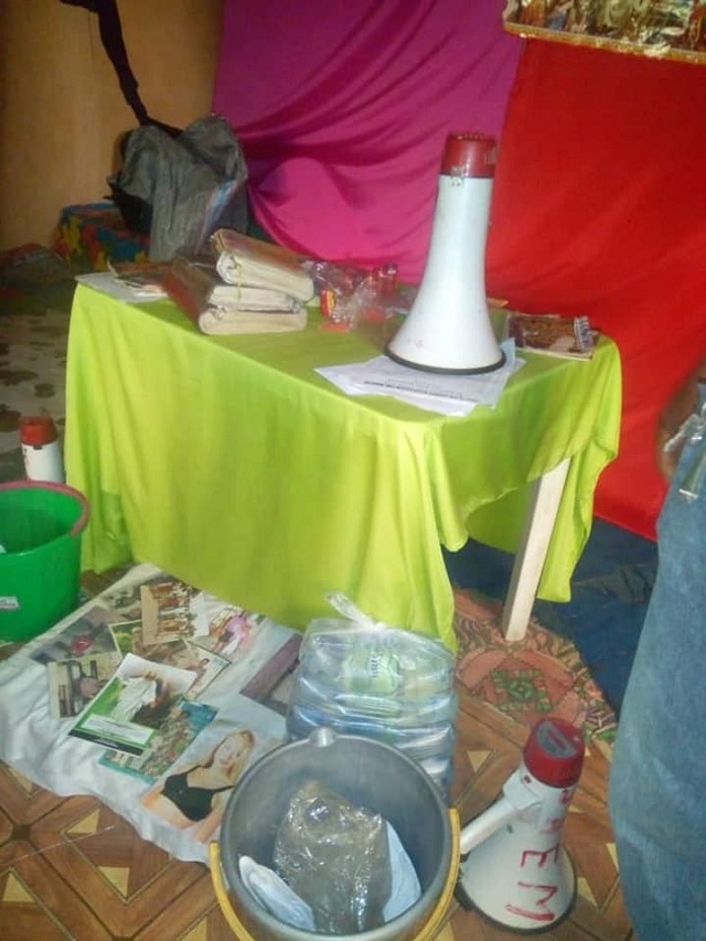 Pastor Nabbed With Bag Filled With Female Pants and Bra in Auchi, Edo State [Photos]