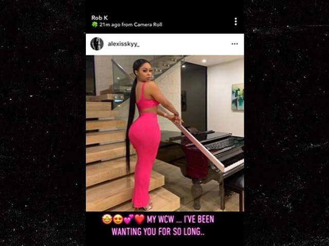 Rob Kardashian Publicl Reveals He’s Crushing on Alexis Skyy