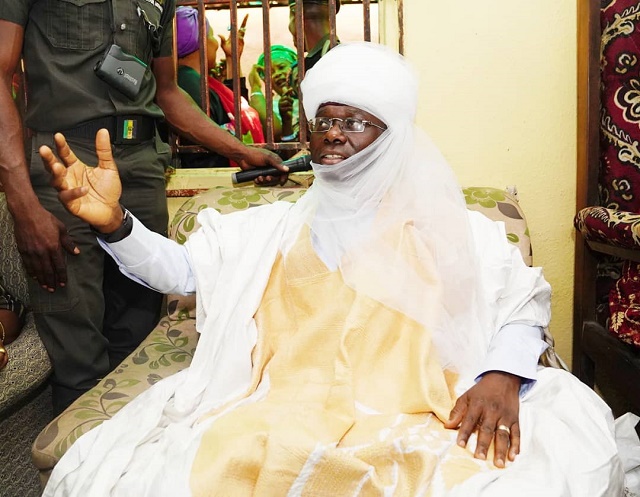 Lagos APC Guber Candidate Sanwoolu Turbaned As the Tafida of Lagos