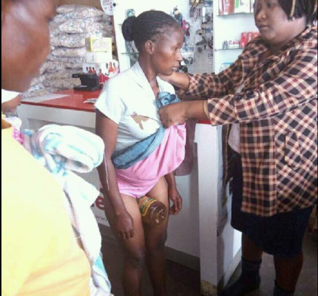 Woman Caught After Hiding Stolen Item In Between Her Legs in a Supermarket [Photos]