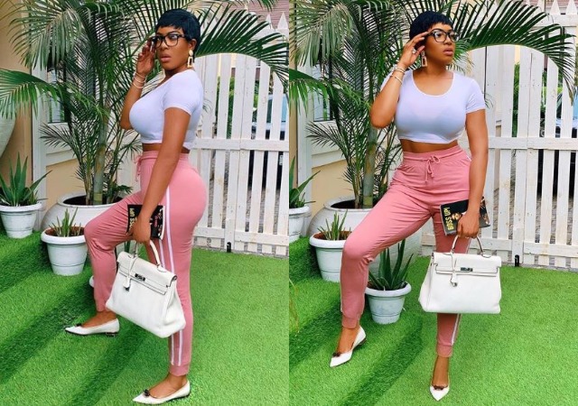 Beautiful Nollywood Actress, Chika Ike Shows Off Abs and Debuts New Hair in Stunning New Photos