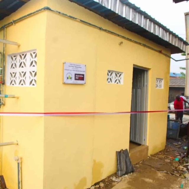 Nigerians Trolls Desmond Elliot Online For Commissioning a Public Toilet [Photos]