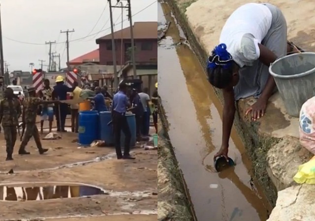 Care free Residents of Ijegun Community spotted Scooping Fuel from Broken Pipeline [photos]