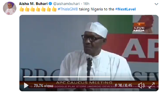 Snatch Ballot Box: Did Aisha Buhari Just Mocked President Buhari?
