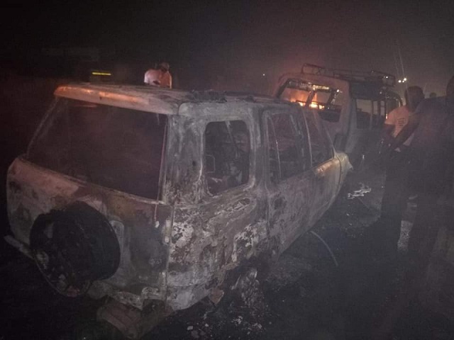 Tears flows like a river, many people feared dead as petrol tanker explodes near Anambra State Governor's lodge [Photos]