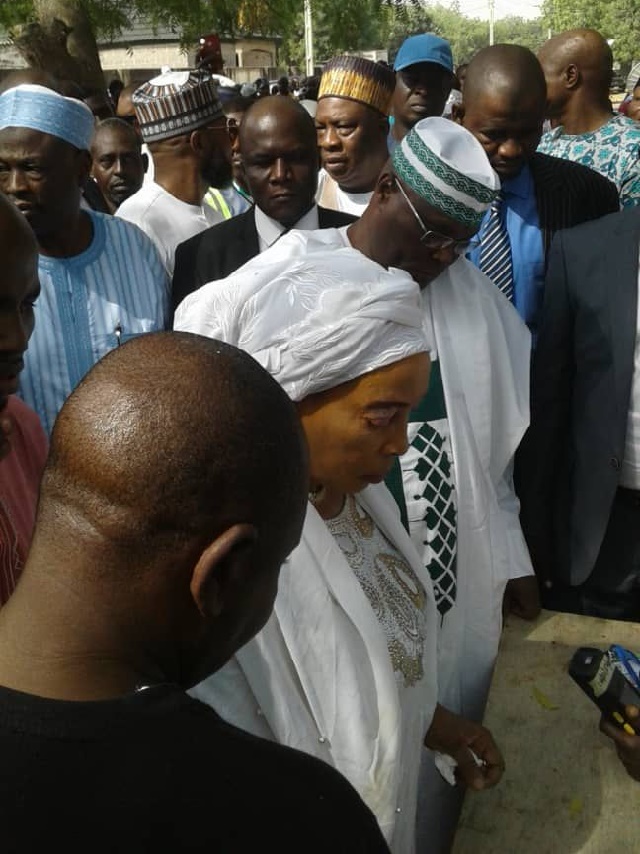 More Photos of Atiku and Wife As They Cast Their Vote in Yola North 